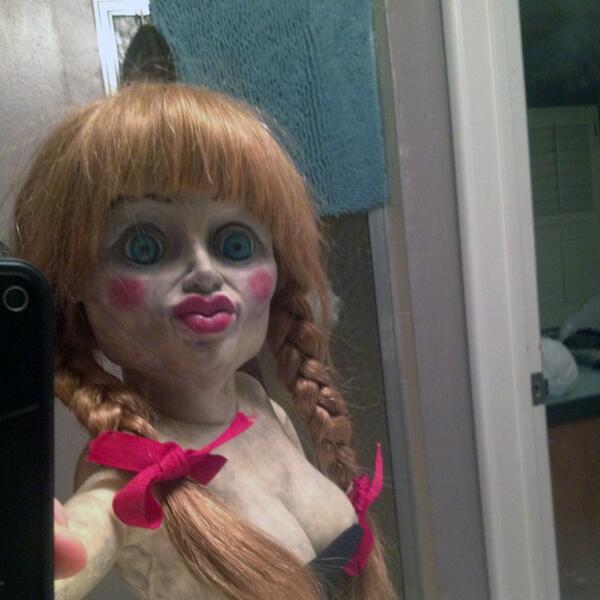 a haunted house doll