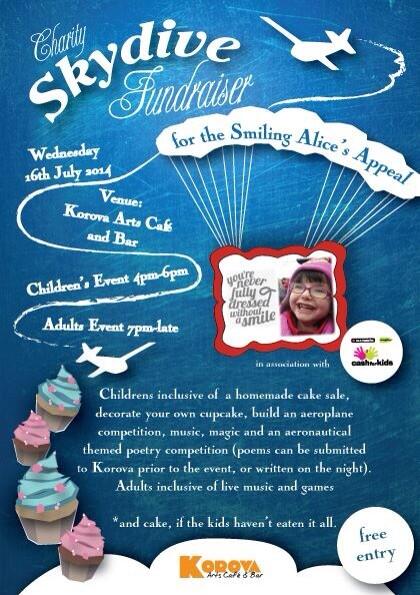 kerriberri19's tweet photo. Korova kids are taking part in a great charity event! Raising money for a very poorly little girl. 16th July! Retweet http://t.co/9AkTB0PUzr