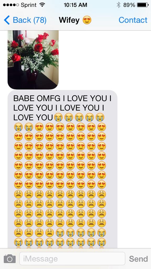 AdrianVeee_'s tweet photo. Glad my baby loved her surprise 😃😈😍😍 #AnythingForYa http://t.co/F4Kh5pC3Ak