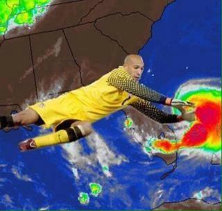 BriWinkler's tweet photo. #HowardSaves (saved) FL from #HurricaneArthur (I believe it) http://t.co/vrSIobtjNZ