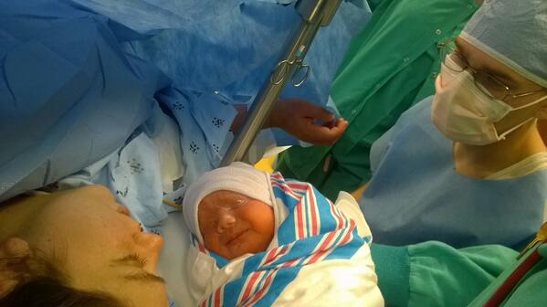 ChrisMclevain's tweet photo. My new baby boy just born having some breathing problems http://t.co/LPmKnJsG02