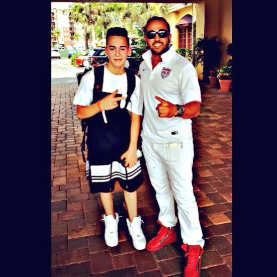 My lil Homie @itsalexangelo killed it on stage in Orlando #Redhotandboom #Letsssgoooo <a href="/ITSDAKARI/">DAKARI DAKARI</a>