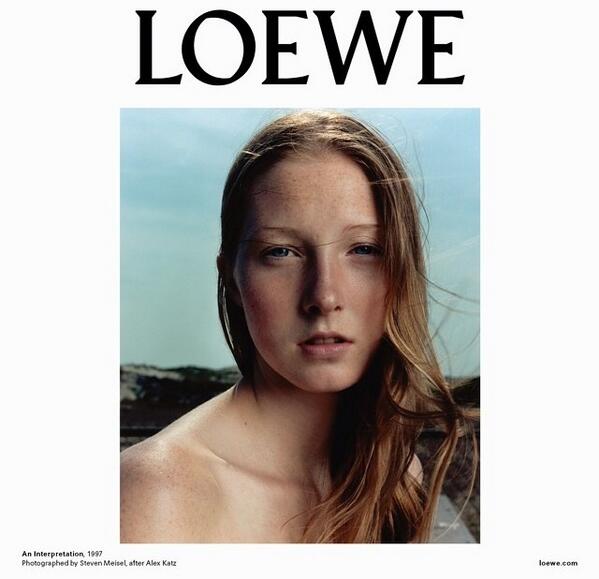 patmcgrathreal's tweet photo. #Obsessed! @LoeweOfficial campaign featuring iconic images by #StevenMeisel #makeupbypatmcgrath with #MaggieRizer http://t.co/WMOpisz3UA
