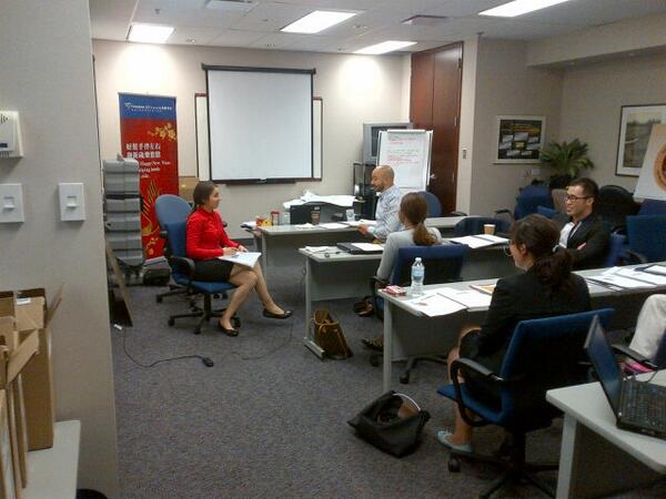 NickPaleos's tweet photo. Awesome! "@DeleneKingdom: Having fun with new advisors and roleplays in #Quebec! #f55f #lovethiscareer @F55FCareers http://t.co/cK61Y2EIcC"