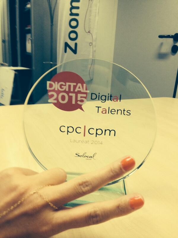 Super seconde session CPC|CPM ! merci @SolocalGroup pour le prix attribué à #ZoomOn !