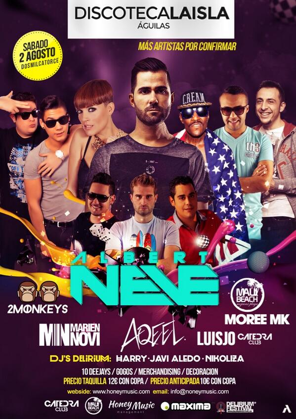 deliriumlorca's tweet photo. Empieza la cuenta atrás!
Preparados? @albertneve @moreemk @_2Monkeys_ @LuisjoDJ @MarienNovi @AQEELION @javialedo http://t.co/VfYSgf6JMt