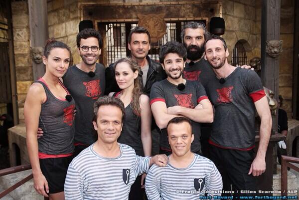 Sp_Fortboyard's tweet photo. 19/07 : Equipe de @sebchabal qui joue pour l'association Pour le sourire d'Isaac. #FortBoyard 20h45 sur @France2tv http://t.co/CmZTlVyYlE