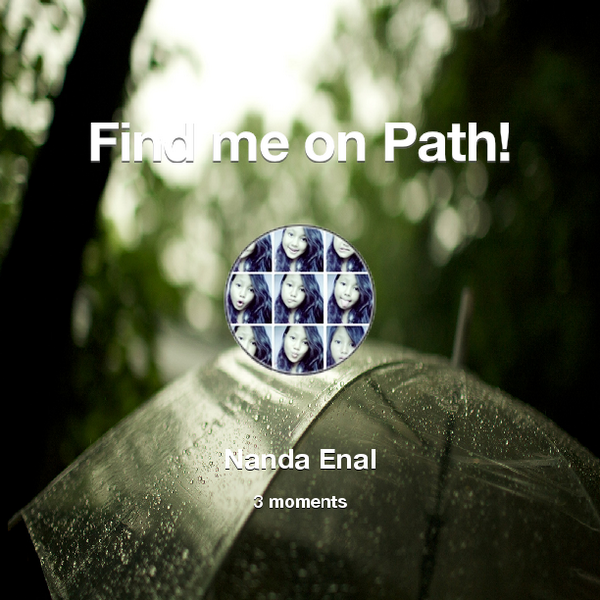 ny_nanda1's tweet photo. Find me on #Path now! Go to: http://t.co/j7sDOG4Ujo! #thepersonalnetwork http://t.co/2g8HwCfb19