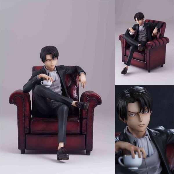 グッズ]11月 mensHdge technical statue No.3 進撃の巨人 リヴァイ