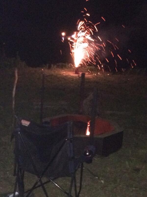 tmil17's tweet photo. Hot dogs, Campfire, and fireworks #Merica http://t.co/Fc2NqyRp9J