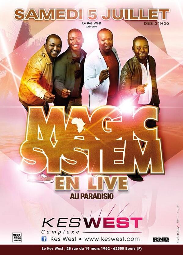 Keswest's tweet photo. Samedi ça va être #MagicInTheAir !!!!! http://t.co/lPzFST9qVT