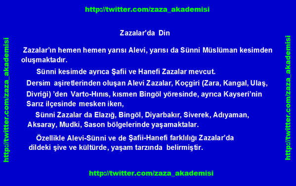 zaza_akademisi's tweet photo. Zazalar'da Din http://t.co/F1wUV9X78k