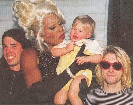 PeopleOfNY's tweet photo. Flashin back with Rupaul &amp; Kurt Cobain #FlashbackFriday http://t.co/XQtGU1geXs