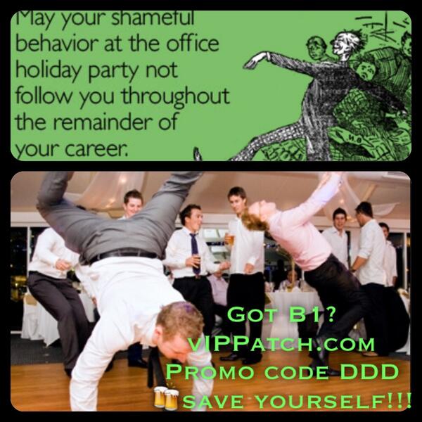 VIPPatchCom's tweet image. “@BunnieBarreras: I'm so hungover” you should have had a B1 Patch #VIPpatch.com Promo Code: DDD #nomorehangovers