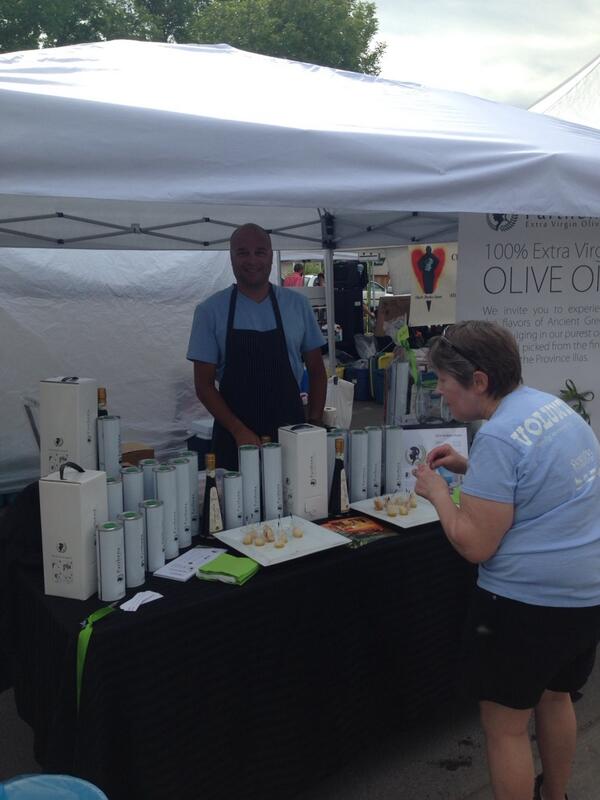 canmoreorganics's tweet photo. Another Great market day! @ParthenaOil #Canmore http://t.co/P1gMtfV5np