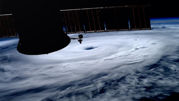 Stunning view of Hurricane Arthur from the International Space Station.