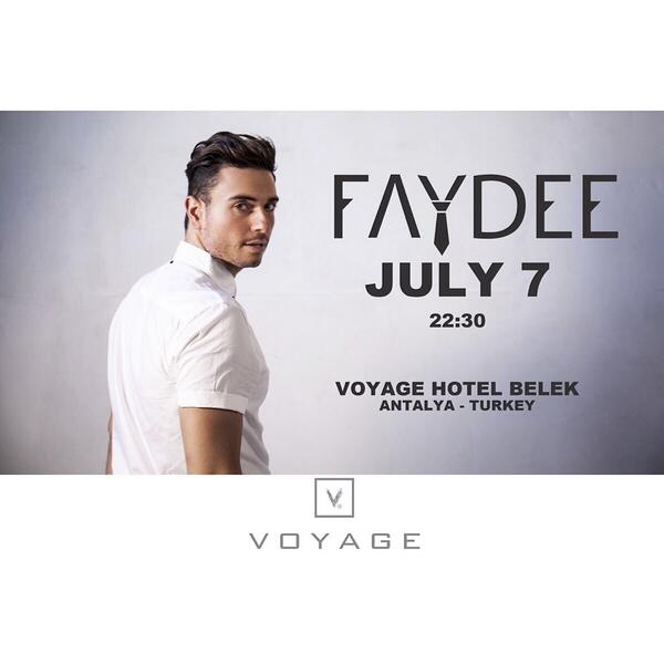Faydee's tweet photo. #LiveInTurkey July 7th http://t.co/H4nFsWbXrt