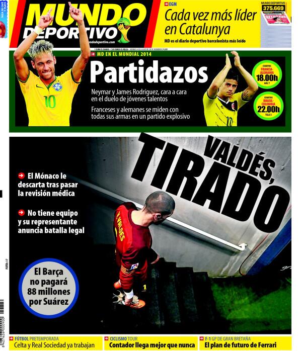 ترجمة غلاف صحيفة موندو ديبورتيفو ليوم الجمعة 04-07-2014 Brr8OHyCIAEG5mJ