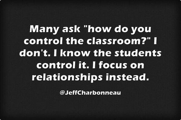 caityjay987's tweet photo. “@DocbobLA: Last years teacher of the year encourages us to focus on relationships. #edchat http://t.co/tlfF52YvUp”. 

Thoughts? #ACUedu_s