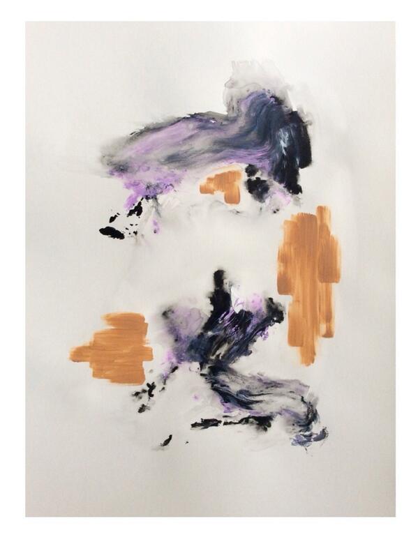 Meet "Lolly" - one of several new works on paper, now available - email for info: bit.ly/1jwypfV