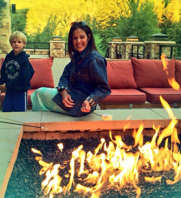 Happiness is...making s'mores for dessert @stregisdv! 
#ZENcation