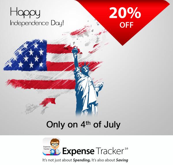hSenidOutsource's tweet image. #ExpenseTracker2.0 Celebrating #USIndependenceDay 2014! Enjoy20% Special discount offer on today. 
 #USA #4thOfJuly