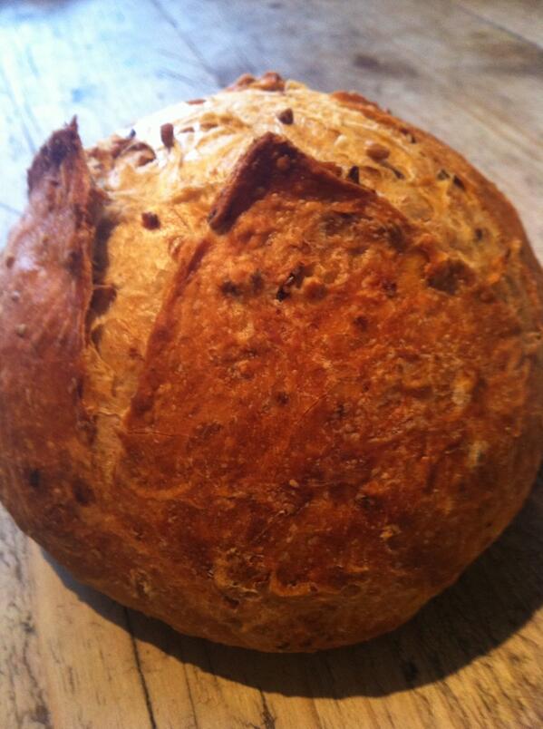 Just one of our tasty loaves heading to @portersdeli in Llangollen. Love Food, Love Local! Hand crafted #realbread