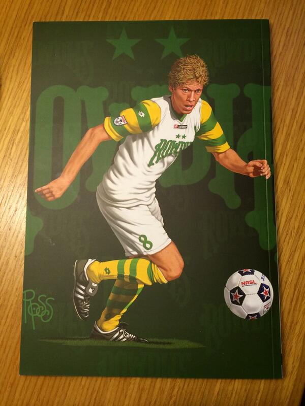 RLPcreative's tweet image. Very cool finding #NASL logo badge and word mark we designed at a local bookstore publication in Brazil #global