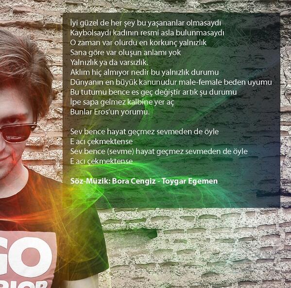 İpe sapa gelmez kalbine yer aç, Bunlar Eros'un yorumu... Sevsek mi Sence? Part 2 #müzik #lyrics #album <a href="/booracengiz/">Bb</a>