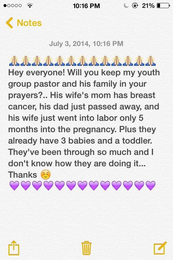 Runningforhim6's tweet image. Please pray for my friends youth pastor! They are going through a ton and could use the prayers 🙏