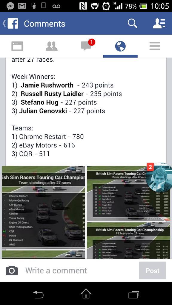 CQR_Rusty's tweet photo. That's how we roll @CQRclub 3rd best team this week in the @bsrtv BSRTC at Silverstone! http://t.co/BVvX5oGZ2C