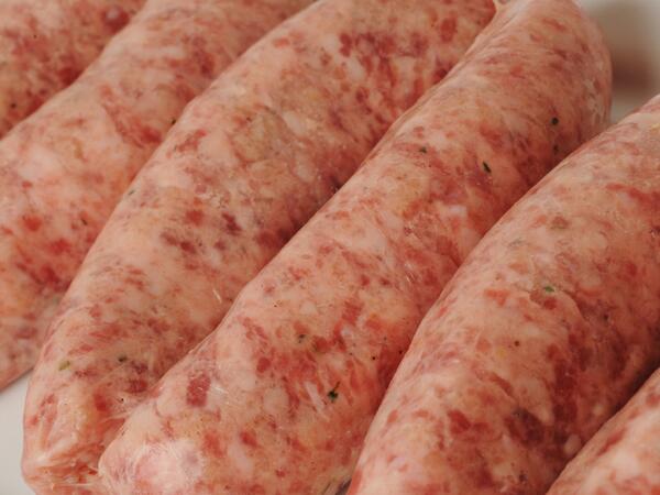 Elston Farm Pork & Leek Sausages - £4.69kg #food #Sausage #westcountry #farmshops