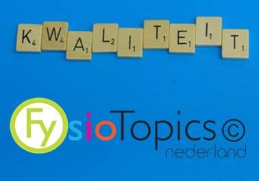 LIVE: FysioTopics aspirant-lid voor € 49,50. Doe mee met kwaliteit &amp; innovatie. meld je aan fysiotopics.nl