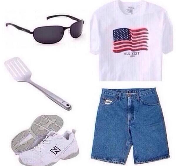 KaptanHindustan's tweet image. Official dress for all white dads on 4th of July.