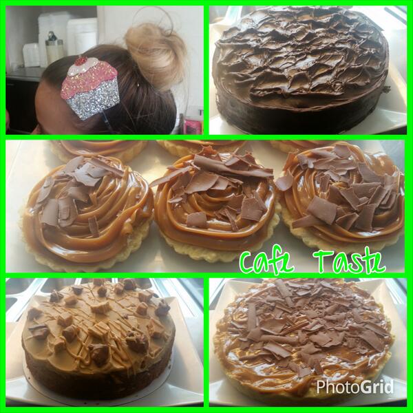 cafe_taste's tweet photo. CAKE DAY FRIDAY again (apologies to all taking part in Ramadhan) Staff even have Cupcake Headbands (top left pic) http://t.co/Tz825hsSCP