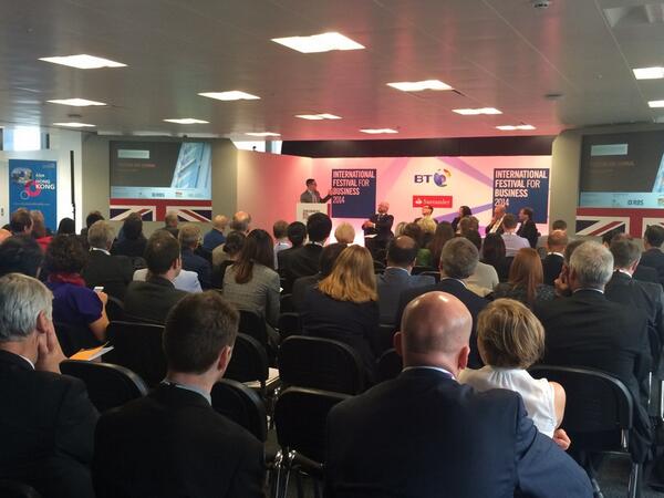 goodbizfest's tweet photo. We're focusing on #China in the #IFBHub and why you should do business there @UKTI #IFB2014 http://t.co/a3GEQFOBl2
