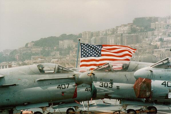Happy 4th of July from Naples, Italy brought to you by the @USNavy and the @NAVEUR_NAVAF #SixthFleet