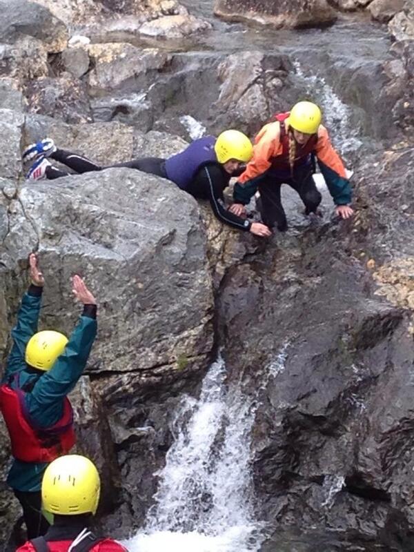 Challenge4Youth's tweet photo. Training for Bouldering activities this summer http://t.co/P4DmU3N5qd