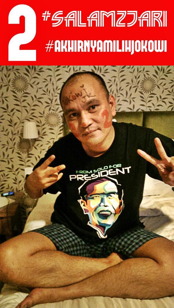 Apapun alasannya tetap #PilihankuJokowiJk ✌ #salam2jari
