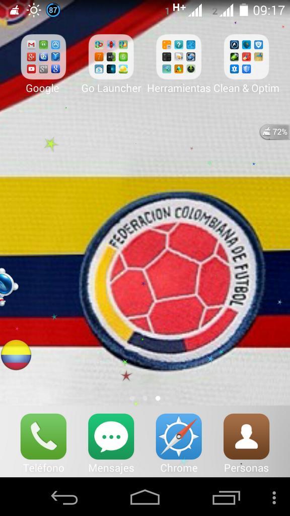 DBraAce's tweet photo. Hasta nuestros smartphone están conectados con la paz y alegría que nos produce la selección..  Que viva Colombia.. http://t.co/nKJEKF08Se
