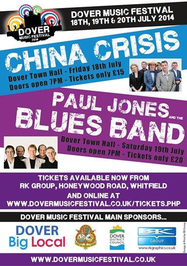 .@TheMCKoncept you're right, fantastic band! Only 2 weeks to go before @ChinaCrisisUK appear at #Dover Music Festival