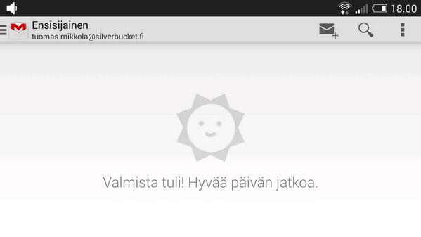 tuomasmikkola's tweet image. #loma #emptymailbox