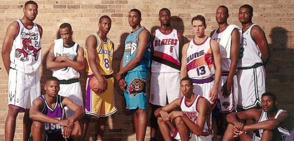 NBA_Dinasty's tweet photo. Una generación que renovó a la NBA por completo, con jugadores como Kobe, Iverson, Allen... #Draft1996 http://t.co/Q26qbhEXr5