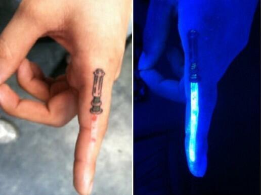 Star Wars Lightsaber Tattoo Lets Your Hands Do the Talking