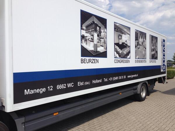 We zijn klaar, maandag gaan er 24 vrachtwagens met materiaal richting de startlocatie van de Nijmeegse 4daagse