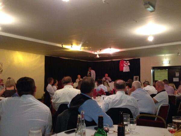 Geoff Miller in full flow....great night