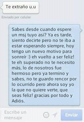 MaruMsg's tweet image. Espera tanto tiempo que me digas esto y bienes y me lo día es ahora cuando yo ya no siento nada &amp;lt;3 :/ xd ..