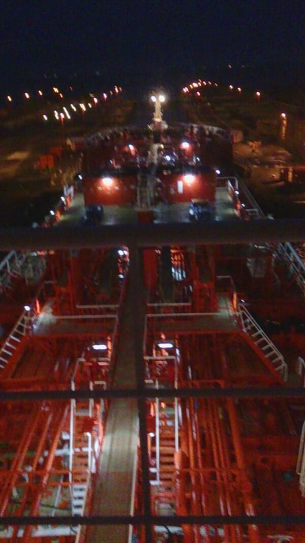 Entering the lock at Royal Edward..  Avonmouth