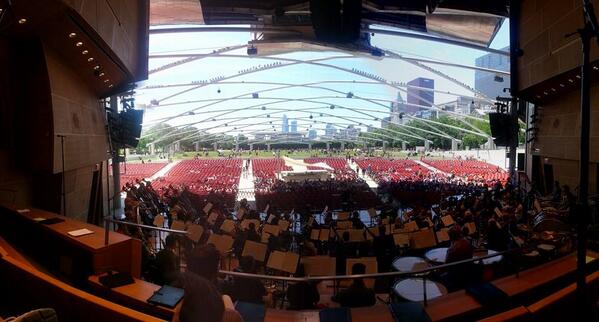 RTSTenor's tweet photo. Preparing for tonight's Salute to America concert @Millennium_Park! You're invited too: http://t.co/ArOnGN3zCa @gpmf http://t.co/TPrH3myEBk