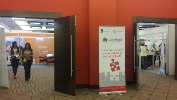 Estamos en <a href="/ExpomamaPanama/">ExpoMamá</a>  organizado por  <a href="/EXPOEVENTOS507/">EXPO EVENTOS PANAMA</a> sacando #TarjetaRojaAlTrabajoInfantil